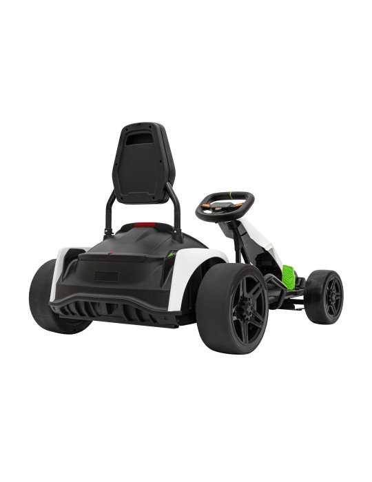 Kids Electric Go-Kart Fast 3 Drift White 24V | Patilandia