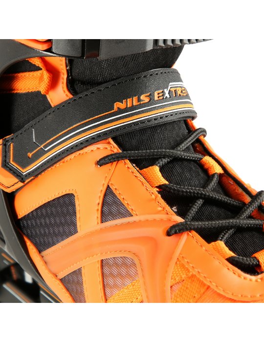 NA14112 BLACK-ORANGE SIZE 43 IN-LINE SKATES NILS EXTREME