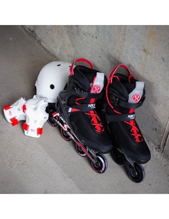 NA14124 BLACK SIZE 42 IN-LINE SKATES NILS EXTREME