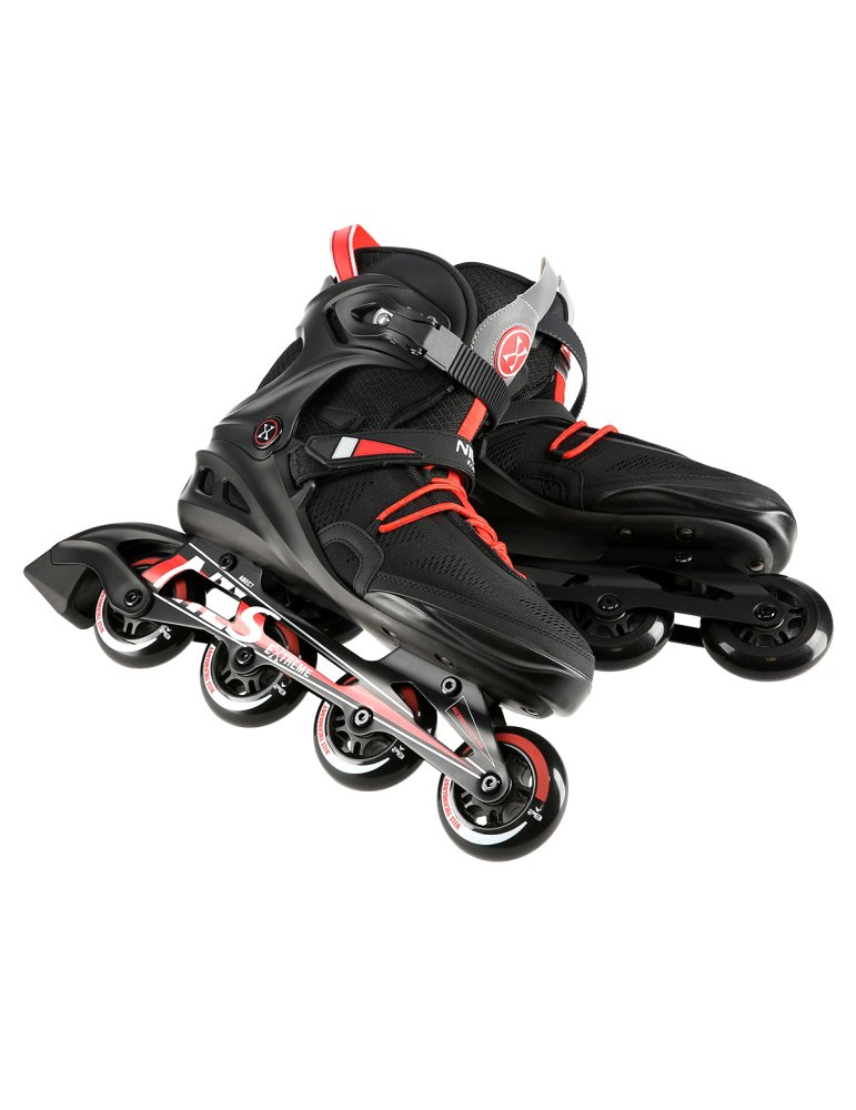 NA14124 BLACK SIZE 42 IN-LINE SKATES NILS EXTREME