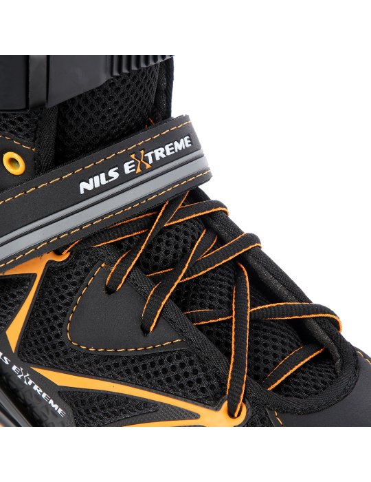NA9022 BLACK/ORANGE SIZE 41 IN-LINE SKATES NILS EXTREME 