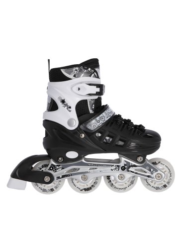 NH10905 4in1 BLACK SIZE M(35-38) INLINE/ICE-SKATES NILS EXTREME 2