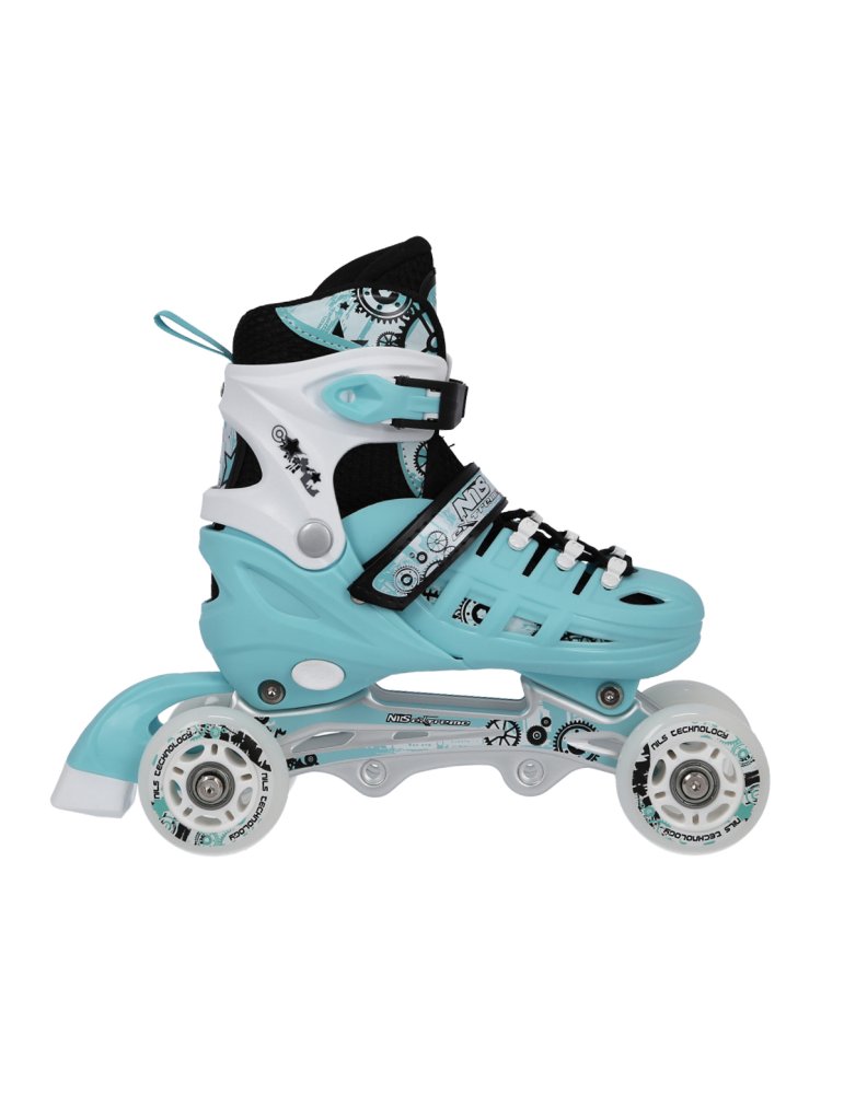 NH10905 4in1 MINT SIZE M(35-38) INLINE/ICE-SKATES NILS EXTREME