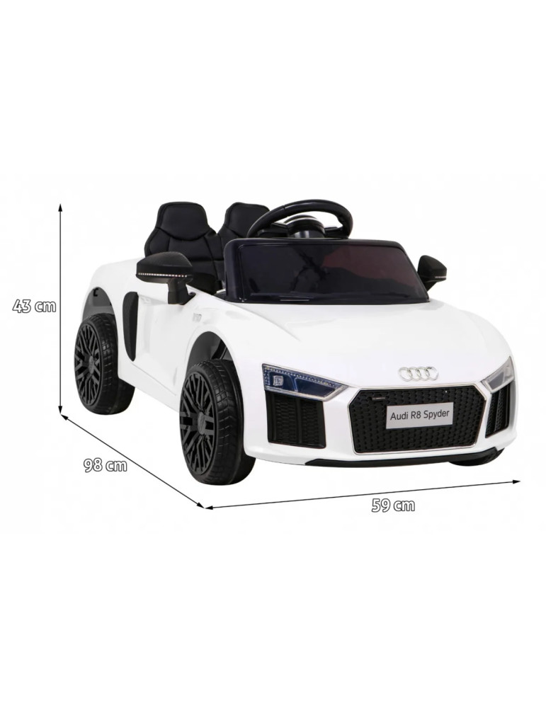 Audi R8 Bianca 12V | Auto Elettrica Sportiva Bambini