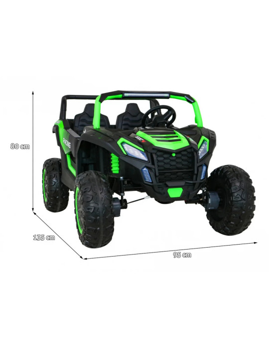 Quad / Buggy Children Racing 4x4 24V Biplaza with Extendable Seat