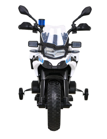 Moto Eléctrica Infantil BMW F850 GS Policía 12V con Sirena