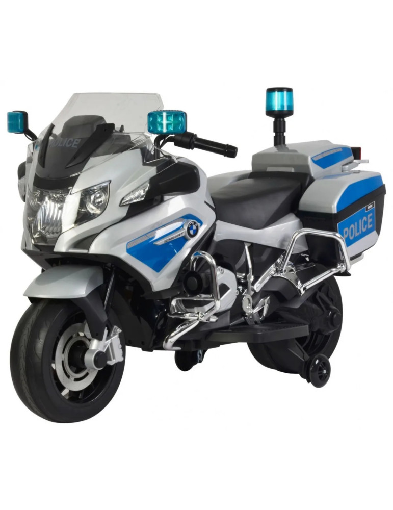 Moto Eléctrica Infantil BMW R1200RT-P Police 12V | Seguridad y Acción | Patilandia