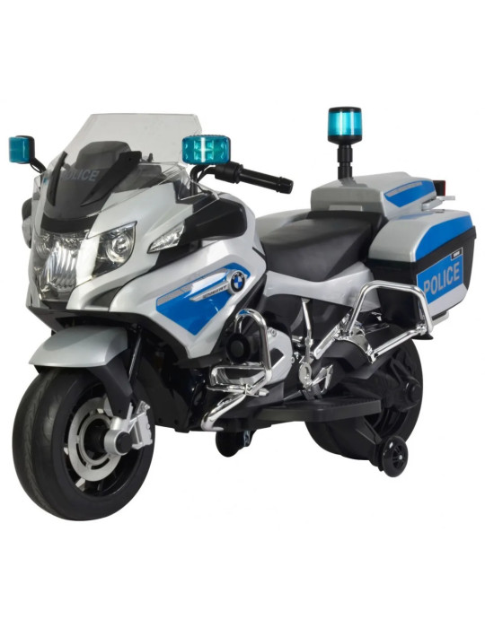 Moto Eléctrica Infantil BMW R1200RT-P Police 12V | Seguridad y Acción | Patilandia