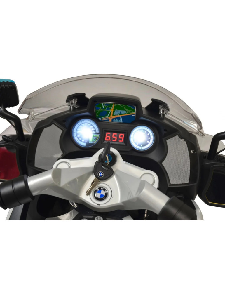 Moto Eléctrica Infantil BMW R1200RT-P Police 12V | Seguridad y Acción | Patilandia