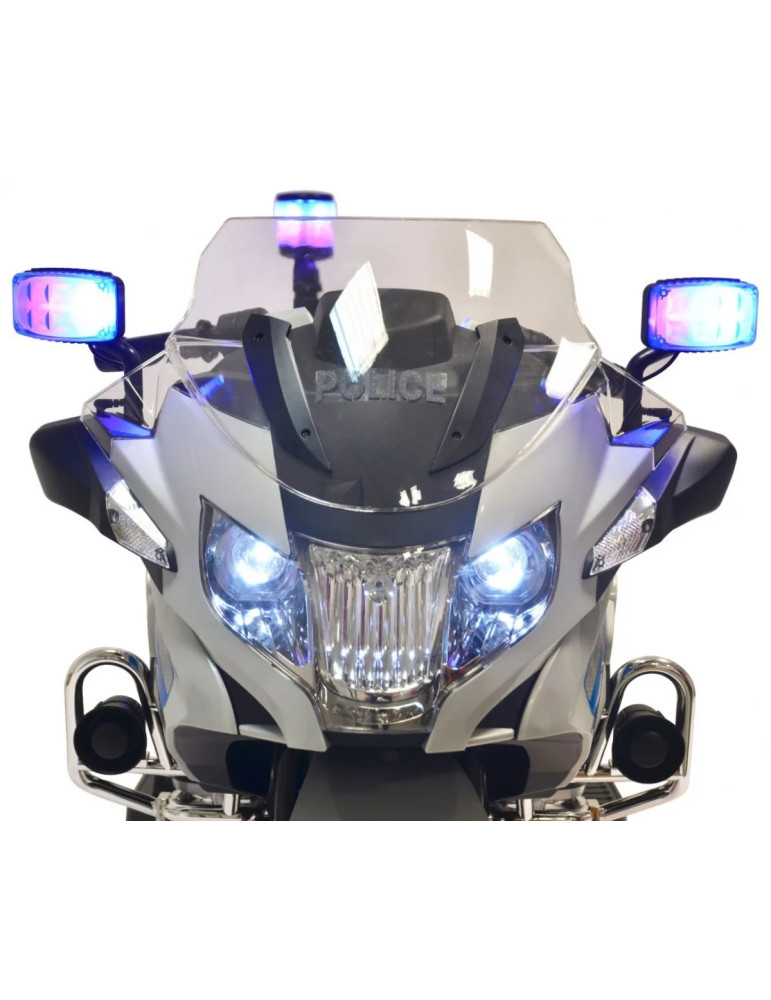 Moto Eléctrica Infantil BMW R1200RT-P Police 12V | Seguridad y Acción | Patilandia