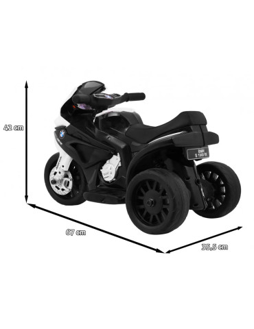 Moto Électrique Bébé BMW S1000 RR Mini 6V avec LED 2