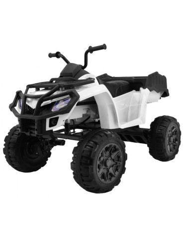 Quadrão elétrico de crianças 4x4 12V com rodas EVA e alça de transporte