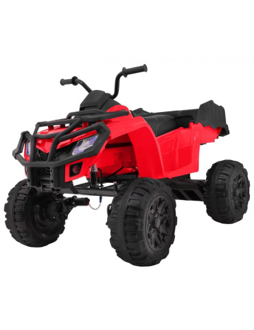 Quadrão elétrico de crianças 4x4 12V com rodas EVA e alça de transporte 2