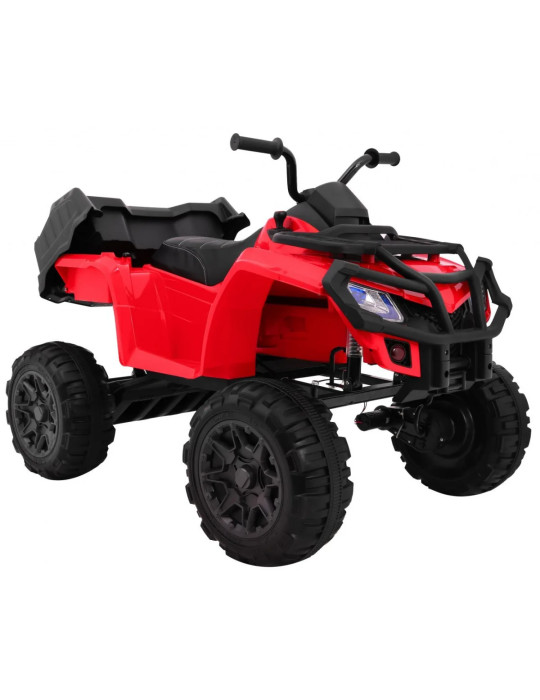 Quad Eléctrico Infantil 4x4 12V con Ruedas EVA y Mango de Transporte