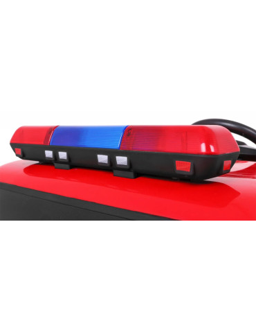 Kids Electric Fire Truck - 2x12V with Remote Control and Firefighter Kit