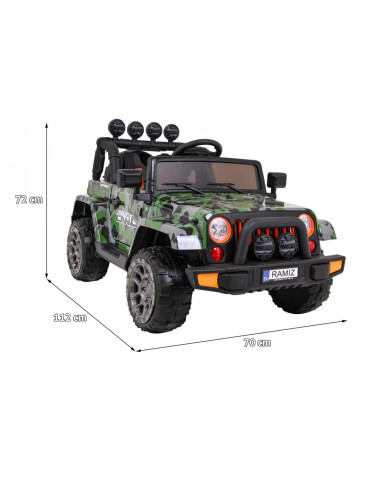 Auto Elettrica Bambini Full Time 4WD Moro 24V EXL | Premium Fuoristrada 2