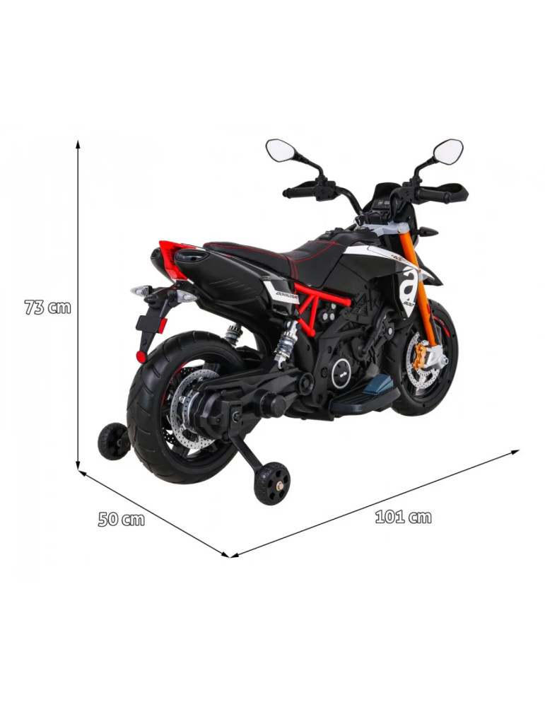 Aprilia Black Electric Motorcycle