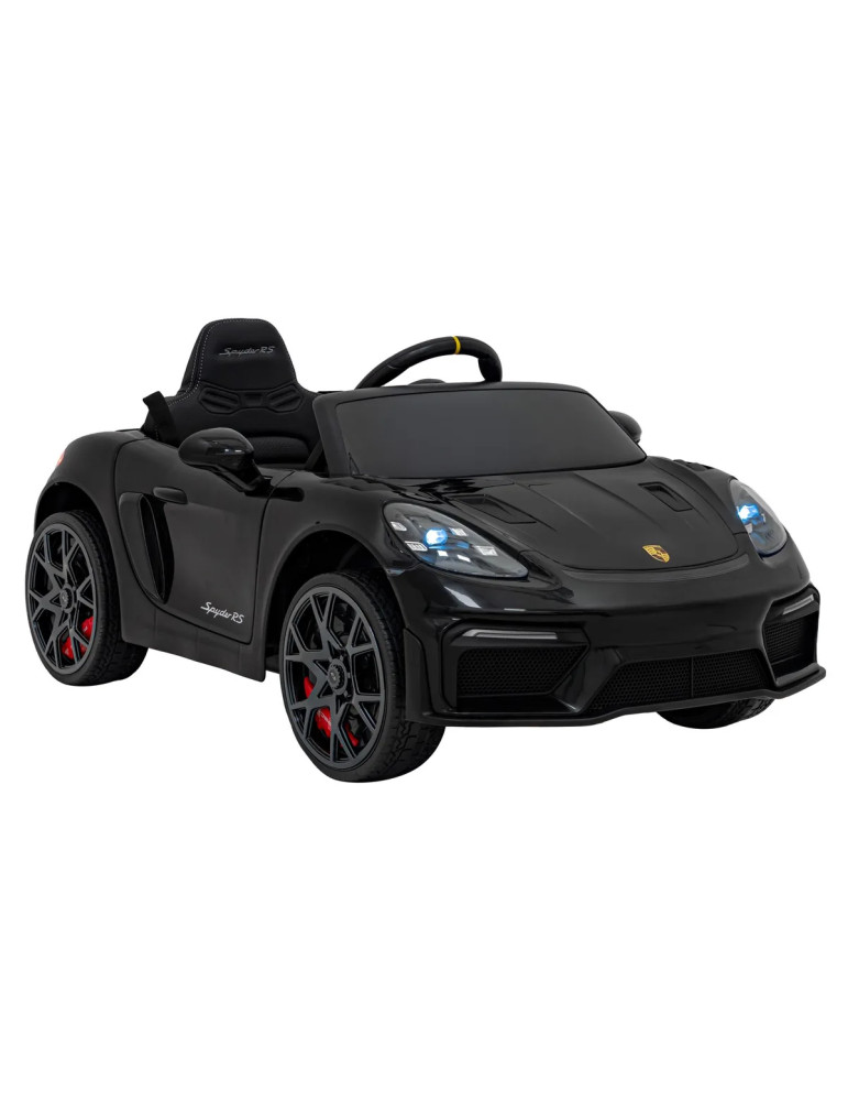 Porsche Spyder RS 718  vehicle Black MP4 Coche Eléctrico Infantil