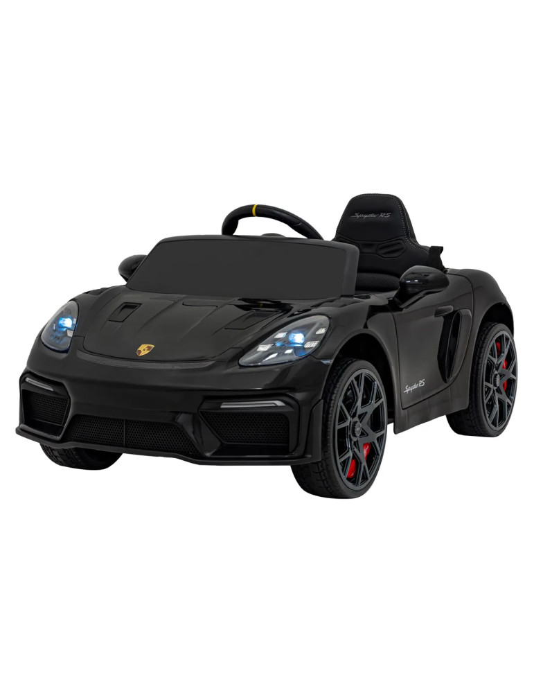 Porsche Spyder RS 718  vehicle Black MP4 Auto Elettrica