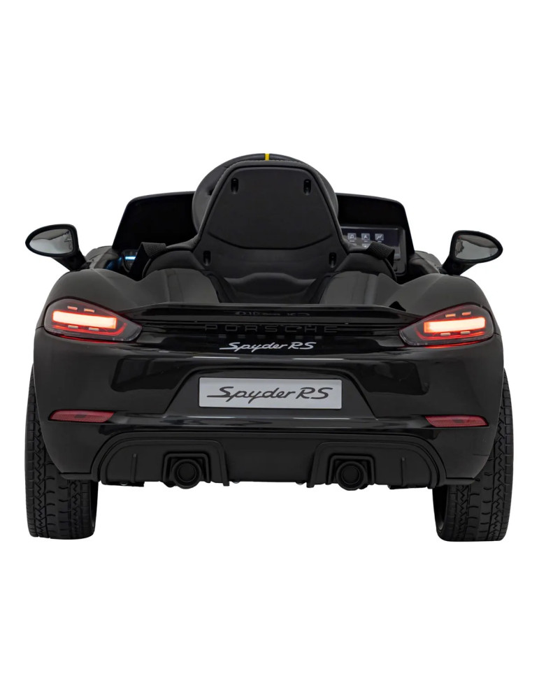 Porsche Spyder RS 718  vehicle Black MP4 Electric Ride-On Car - Vista 4