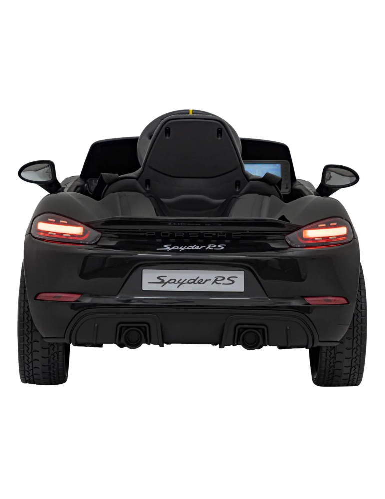 Porsche Spyder RS 718  vehicle Black MP4 Auto Elettrica