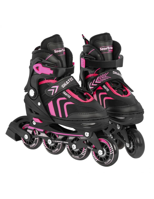 Patins 4en1 Ajustables Pointure 29-33 Semi-Rigides