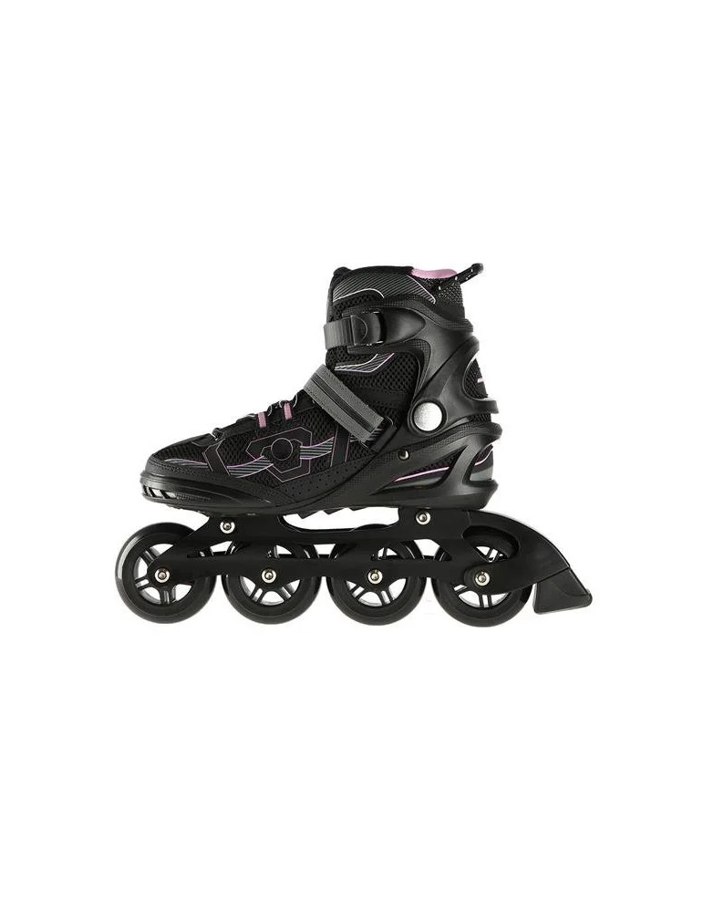 Patines En Línea Nils Extreme Color Negro-Morado |Ruedas Pu 84Mm - Vista 4