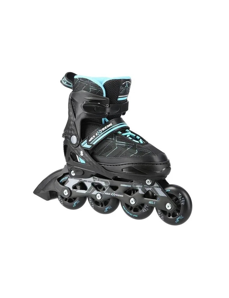 Patines Ajustables Na11002 Azul-Negro |Patines En Línea Nils Extreme