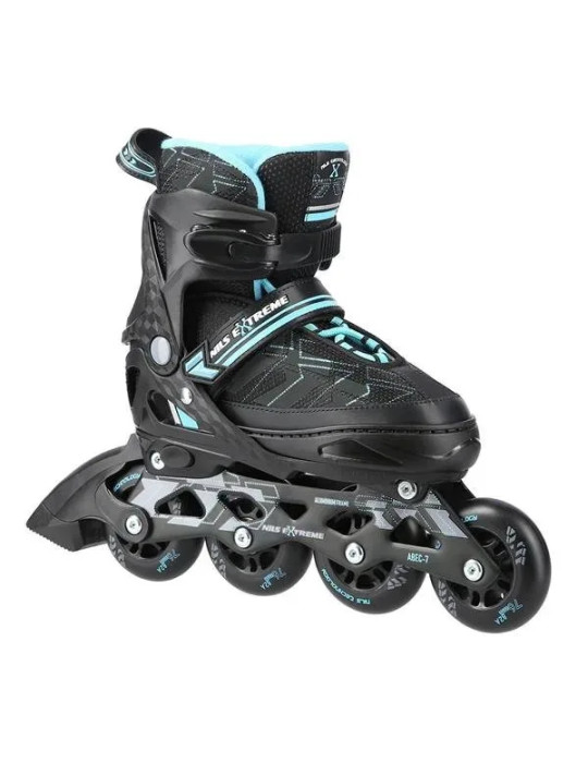 Patines Ajustables Na11002 Azul-Negro |Patines En Línea Nils Extreme