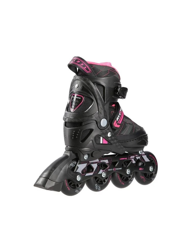 Patines Ajustables Na11002 Rosa-Negro | Patines En Línea Nils Extreme - Vista 2