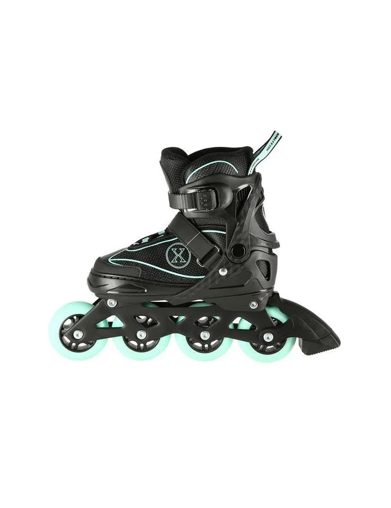 Patines Ajustables Na11008 Negro - Verde Menta|Patines En Línea Nils Extreme - Vista 3