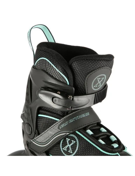 Patines Ajustables Na11008 Negro - Verde Menta|Patines En Línea Nils Extreme