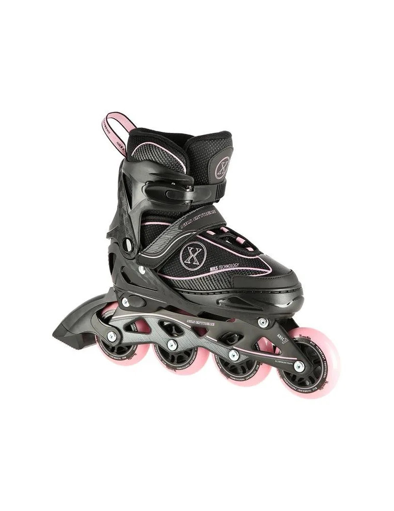 NILS Extreme NA11008 – Patins en ligne réglables avec roues PU 80mm