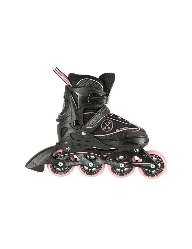 NILS Extreme NA11008 – Adjustable online skates with PU 80mm wheels