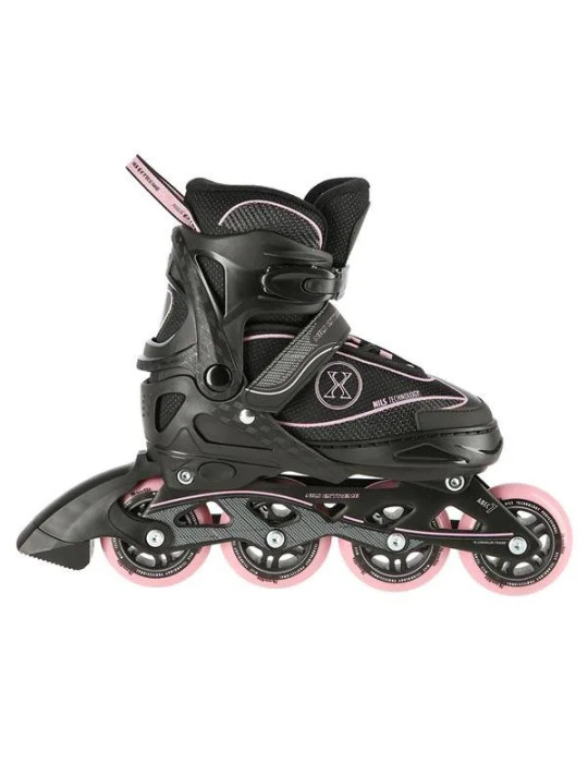 NILS Extreme NA11008 – Adjustable online skates with PU 80mm wheels