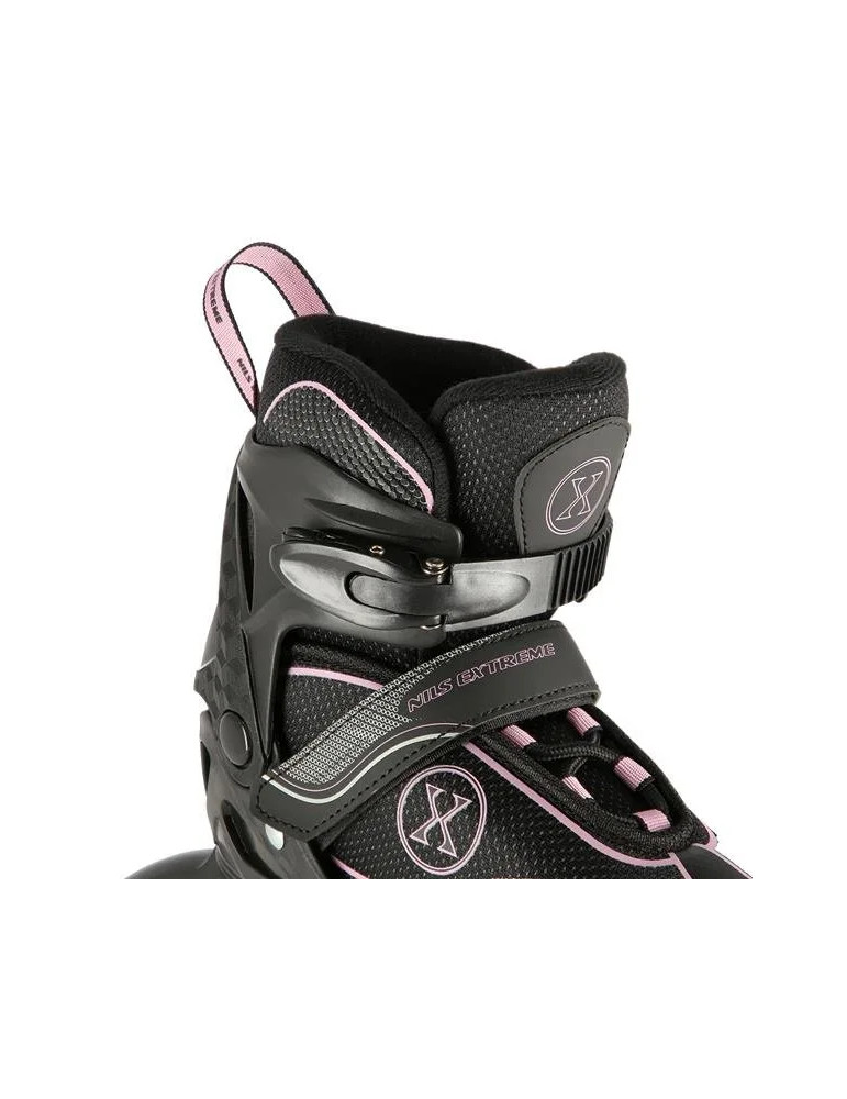 NILS Extreme NA11008 – Adjustable online skates with PU 80mm wheels