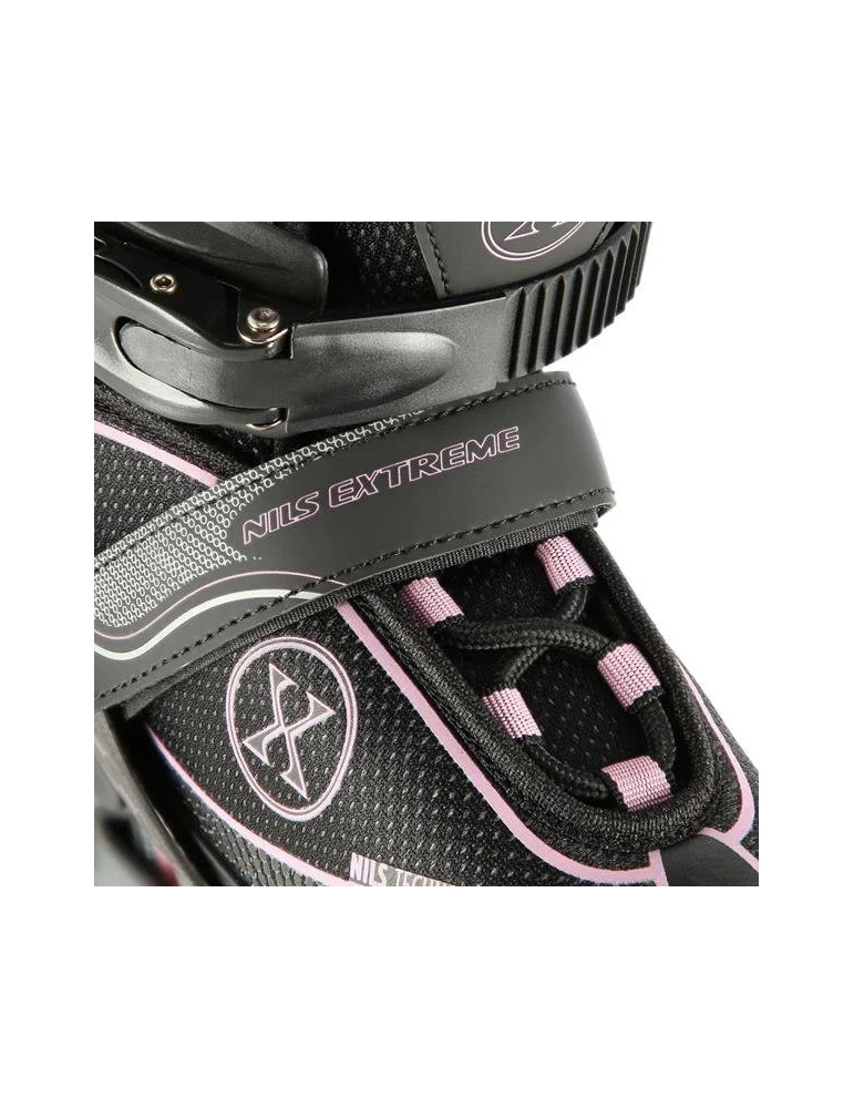NILS Extreme NA11008 – Adjustable online skates with PU 80mm wheels