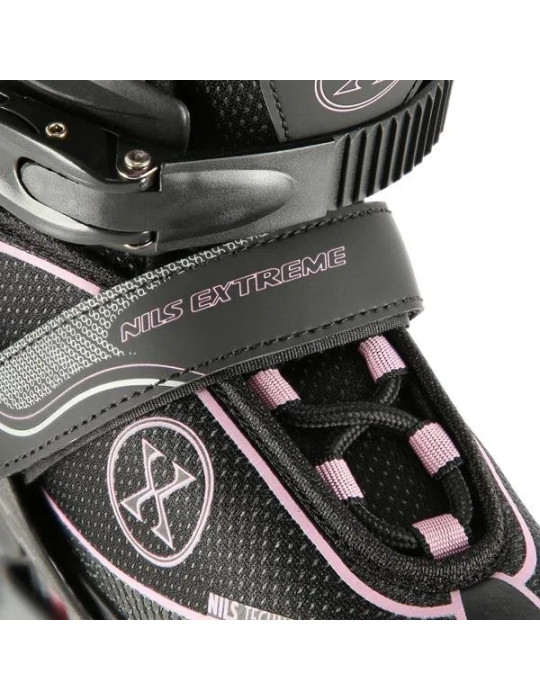 NILS Extreme NA11008 – Patins en ligne réglables avec roues PU 80mm