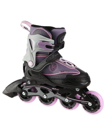 Patines Ajustables Na11008 Violeta-Gris | Patines En Lín