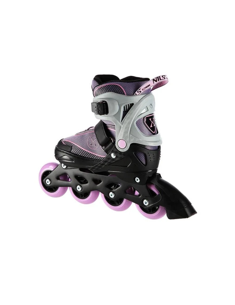 Patines Ajustables Na11008 Violeta-Gris | Patines En Línea Nils Extreme - Vista 2