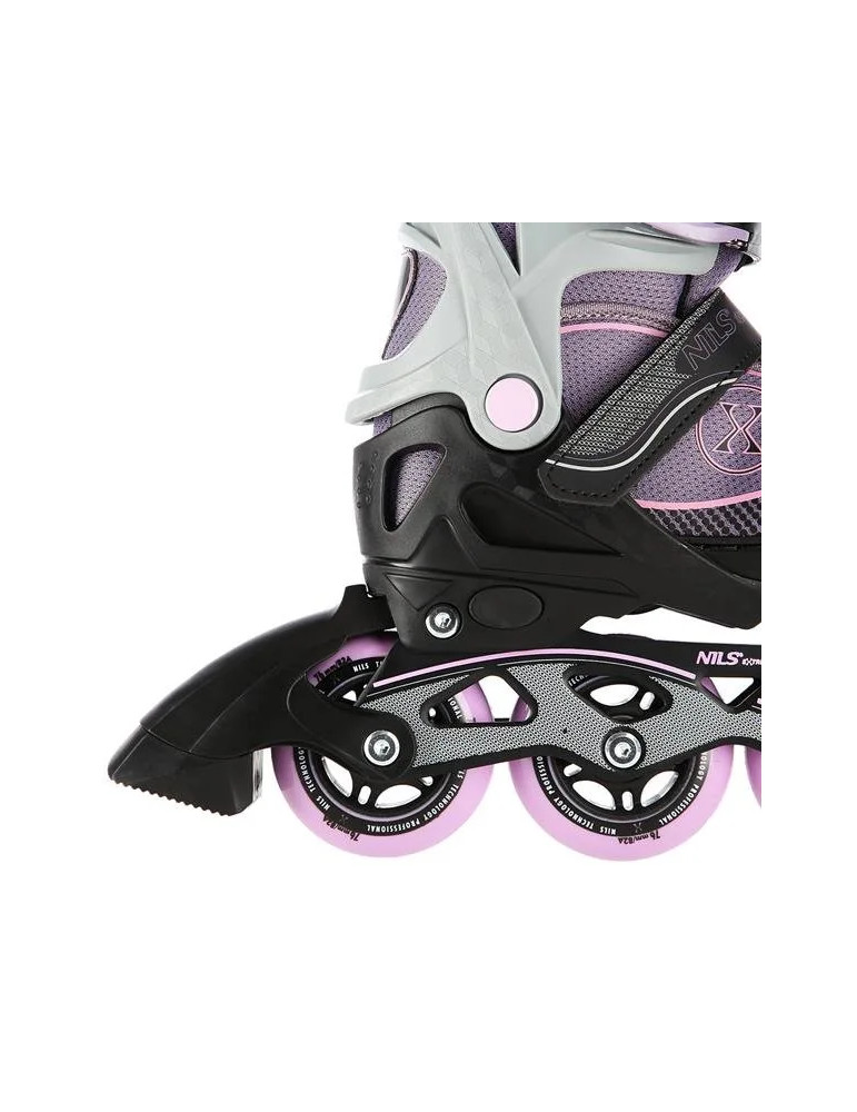 Patines Ajustables Na11008 Violeta-Gris | Patines En Línea Nils Extreme - Vista 3
