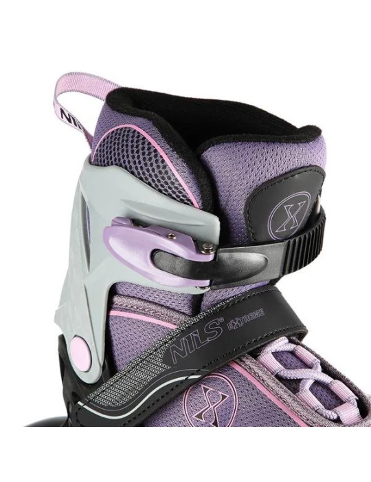 NILS Extreme NA11008 – Patines en Línea Ajustables con Ruedas PU 80mm