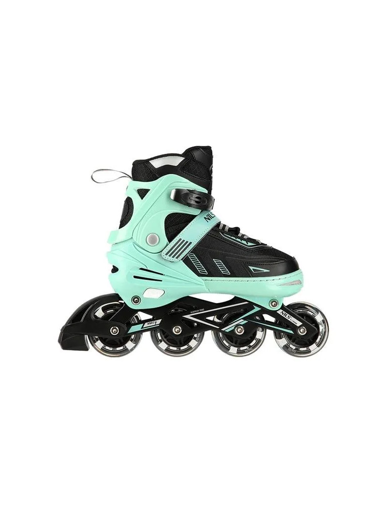 Patines En Línea Na11230A Verde Con Luces Led | Nils Extreme