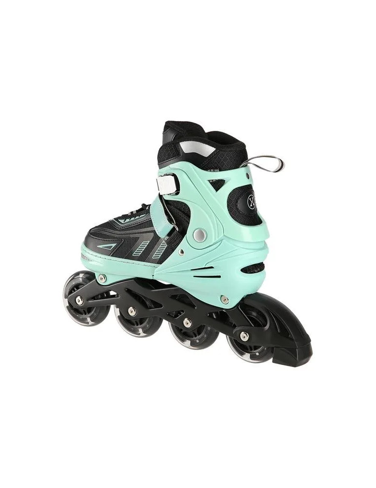 Patines En Línea Na11230A Verde Con Luces Led | Nils Extreme