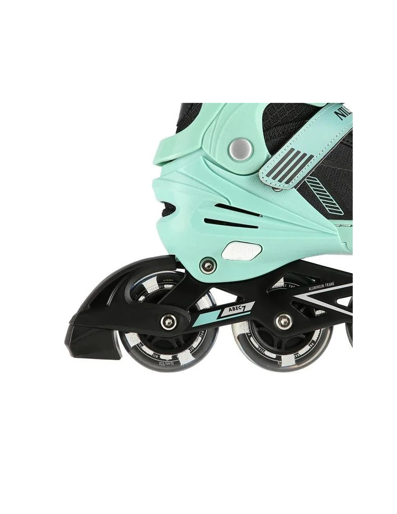 Patines En Línea Na11230A Verde Con Luces Led | Nils Extreme