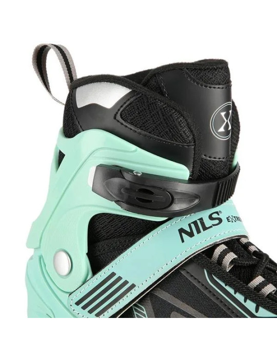 Patines En Línea Na11230A Verde Con Luces Led | Nils Extreme