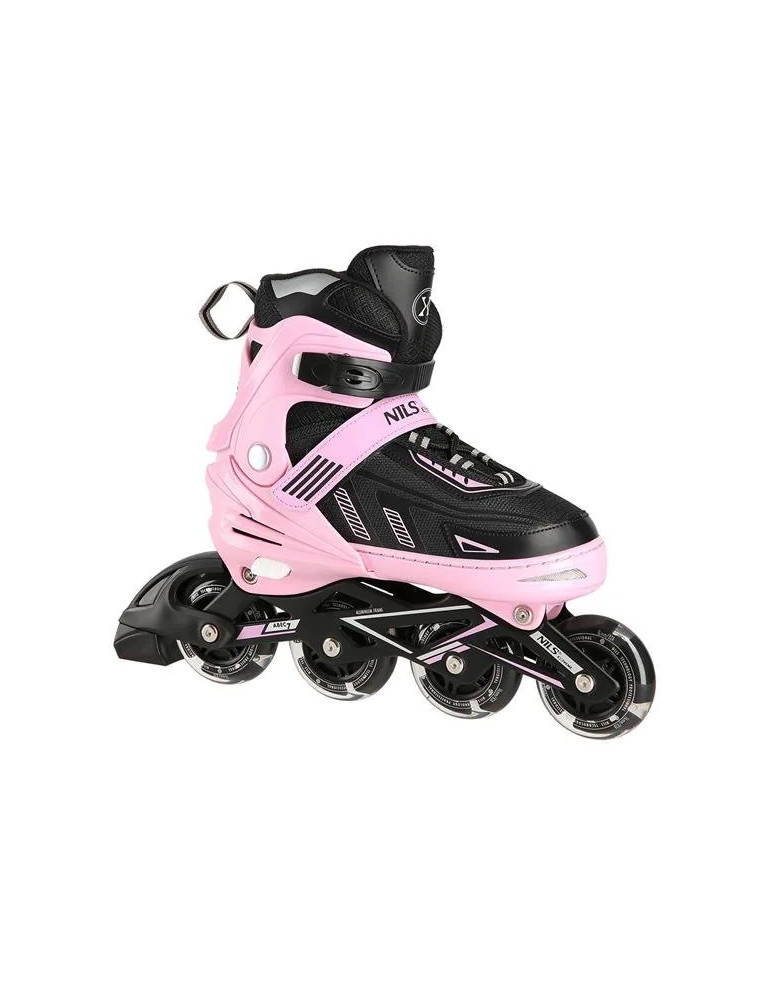 Patines en Línea NILS Extreme NA11230A – Patines Ajustables con Luces LED