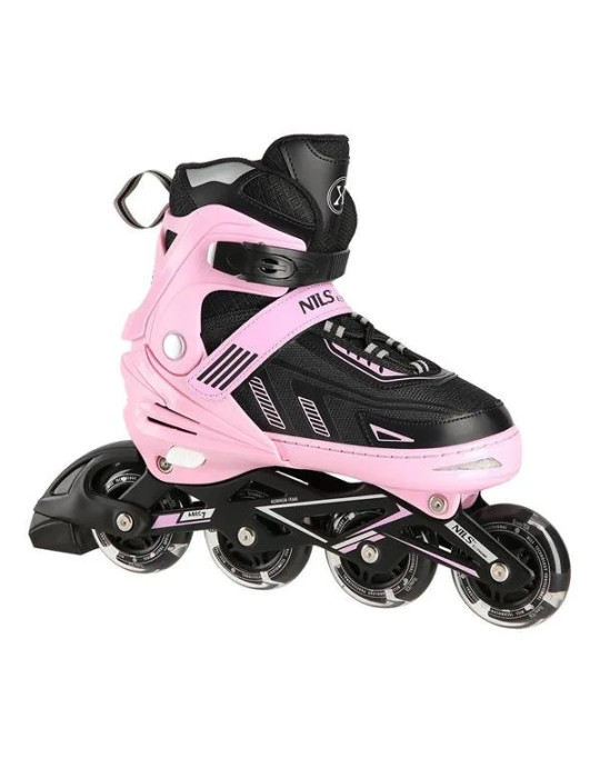 Patins en ligne NILS Extreme NA11230A – Patins réglables avec des lumières LED