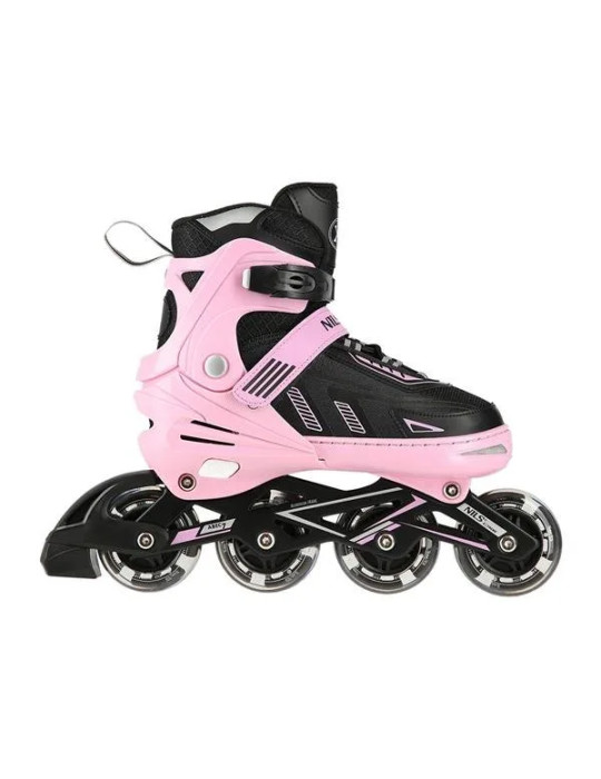 Patins en ligne NILS Extreme NA11230A – Patins réglables avec des lumières LED