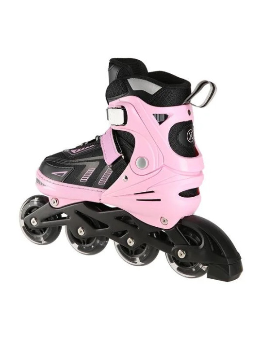 Patins en ligne NILS Extreme NA11230A – Patins réglables avec des lumières LED